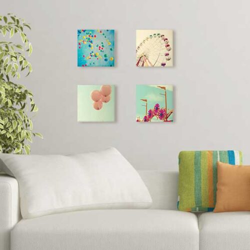 frame_four_003_1_art-box.ir تابلوی چهارتایی تخته شاسی با عکس چرخ و فلک و بادکنک