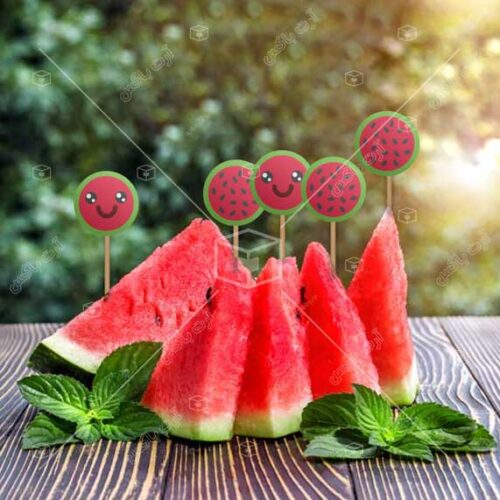 تاپر هندوانه‌ای شاد و خندون یلدایی