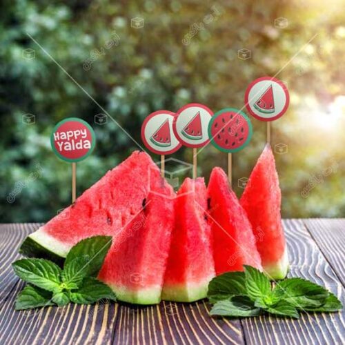 تاپر مخصوص یلدا طرح کارتونی و فانتزی هندوانه