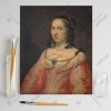 تابلوی نقاشی پرتره زن قدیمی Bartholomeus van der Helst