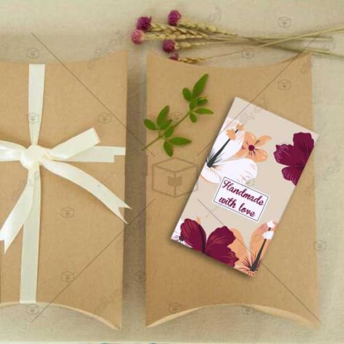 تگ با طرح گل ویژه محصولات فروشی هنری