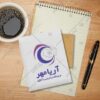 لوگو هلال ماه دو رنگ