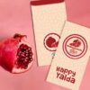 الگوی پاکت طرح انار یلدایی