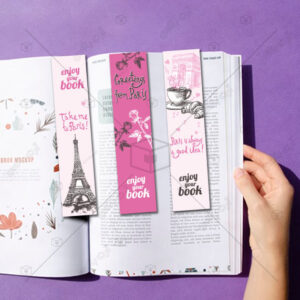 بوک مارک و نشانگر کتاب طرح پاریس