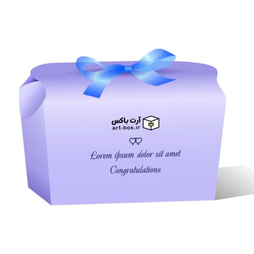 الگوی جعبه شیرینی و کوکی