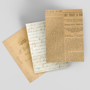 کاغذ اسکرپ بوک (۱۶۰ برگه) – طرح نامه انگلیسی