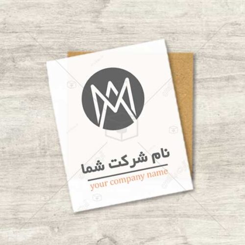 لوگو طرح حرف M