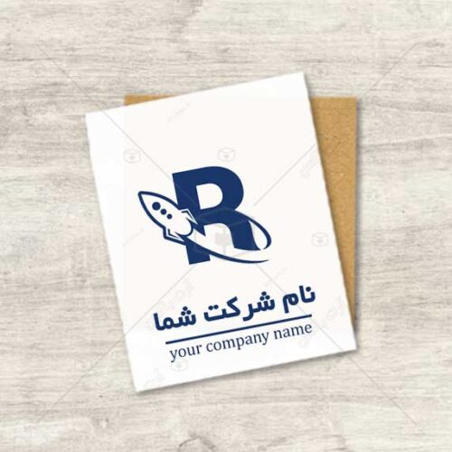 لوگو طرح حرف R