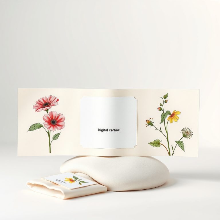 طراحی لیبل عطر با طرح گل و گیاه